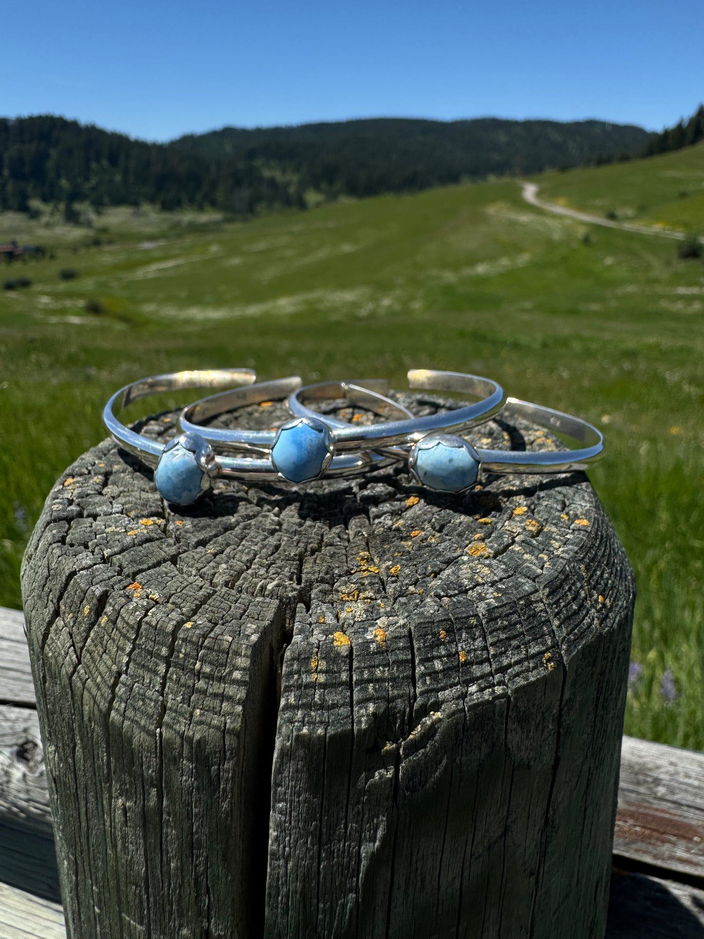 Golden Hills Turquoise Stacker Cuff