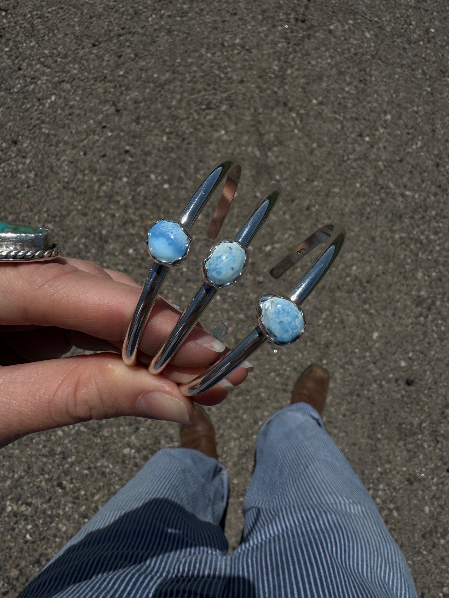 Golden Hills Turquoise Stacker Cuff