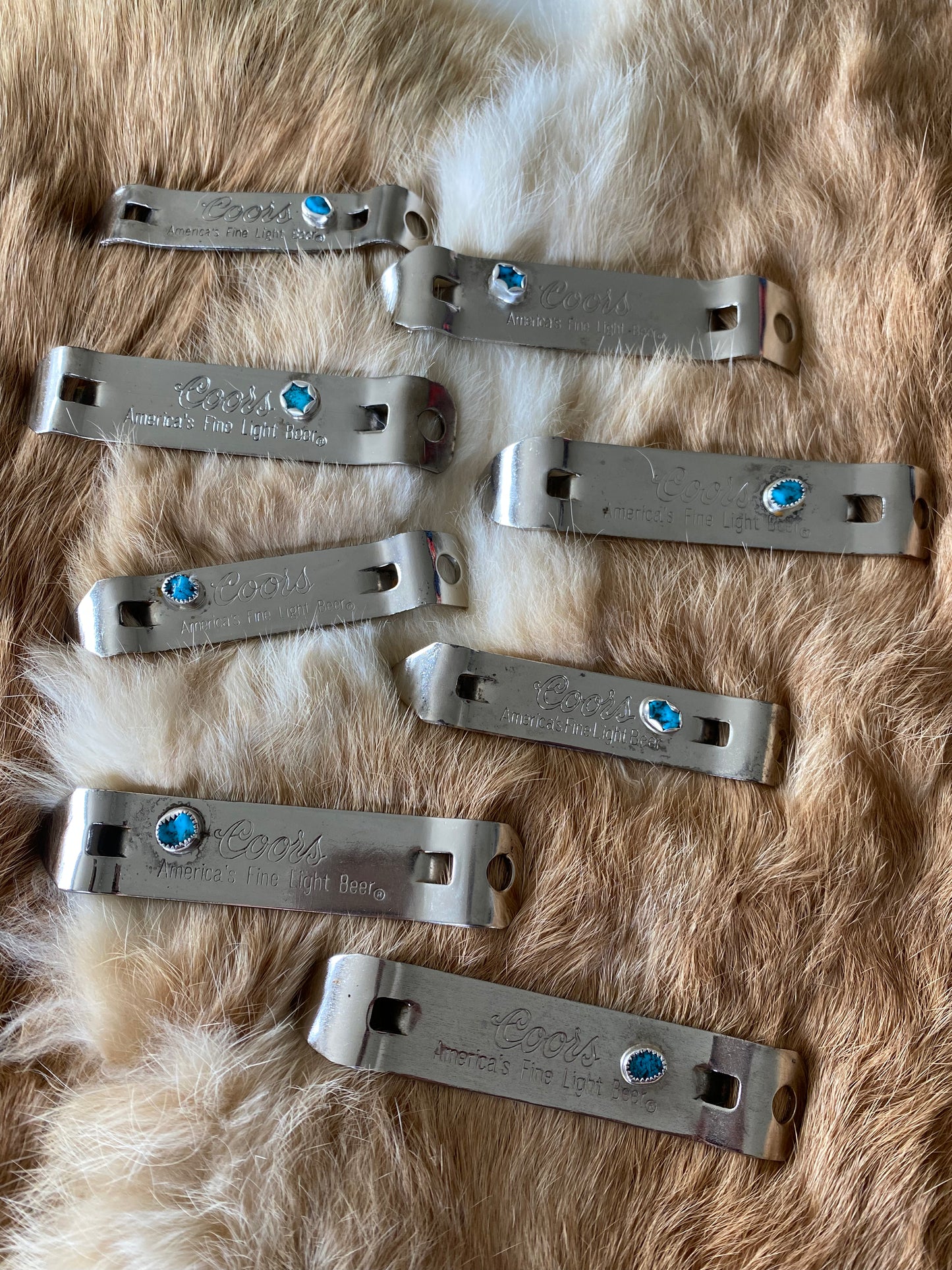 Coors Turquoise Bottle openers