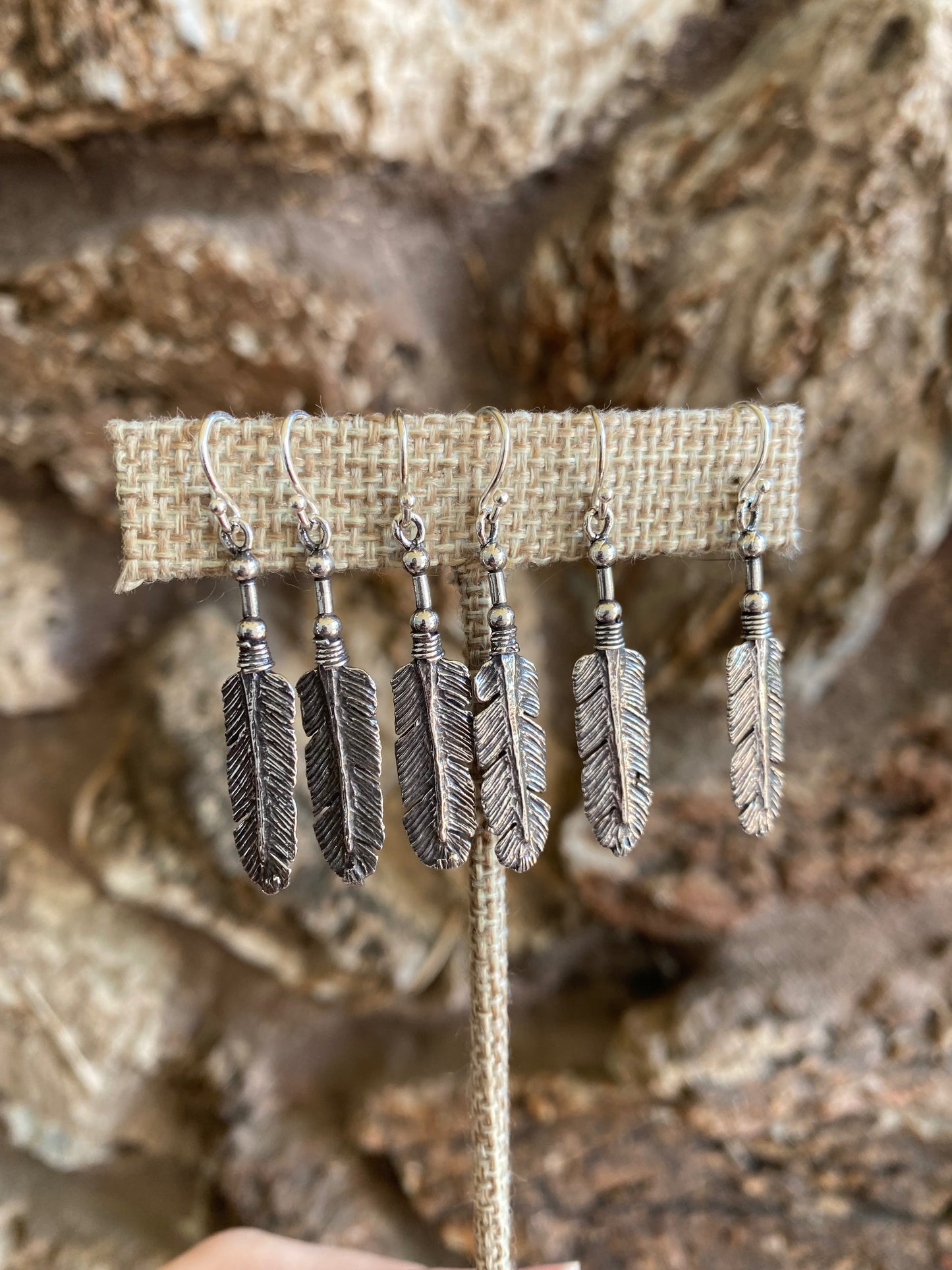 Feathered Earrings