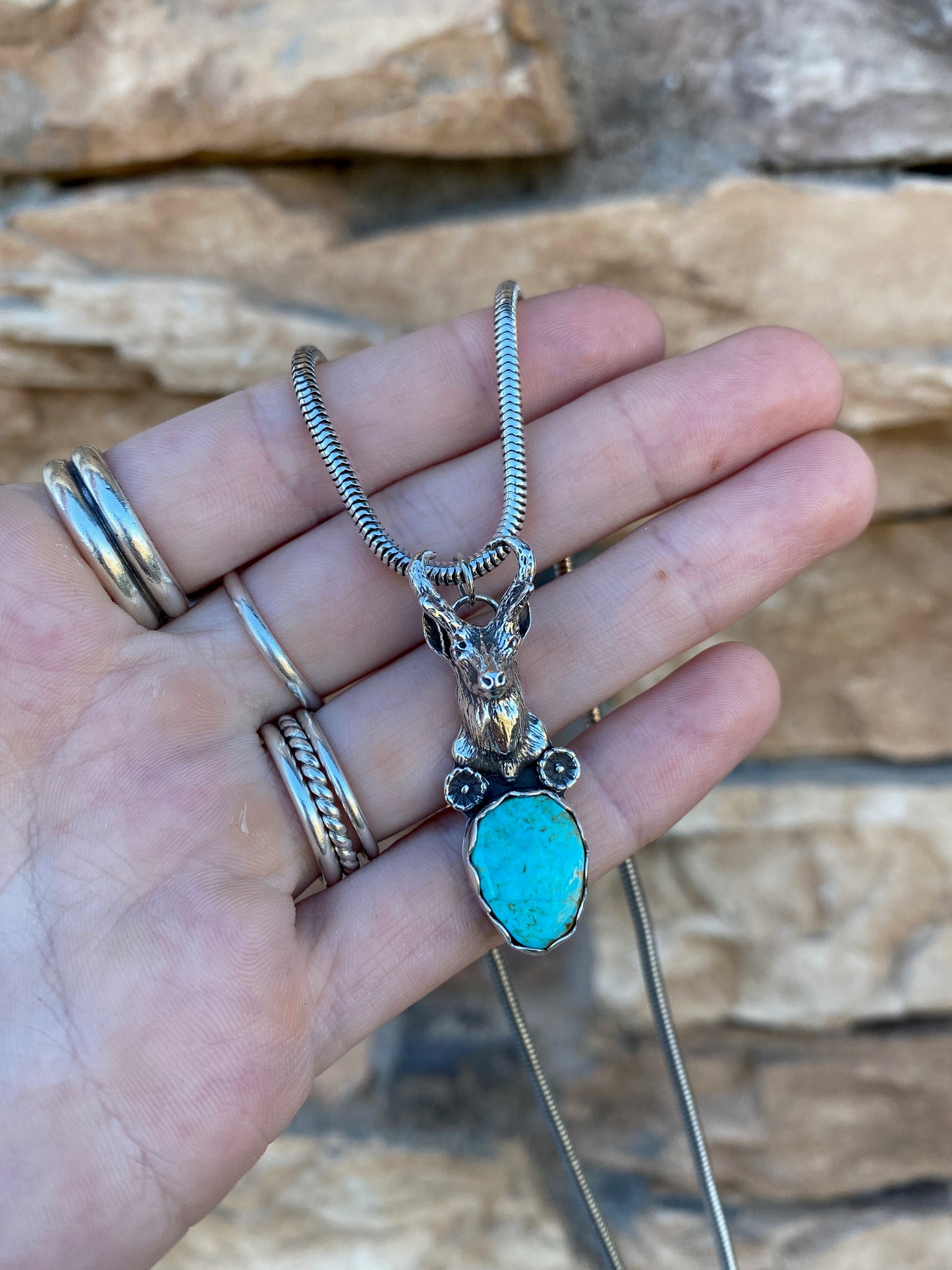 Horned Honey Necklace